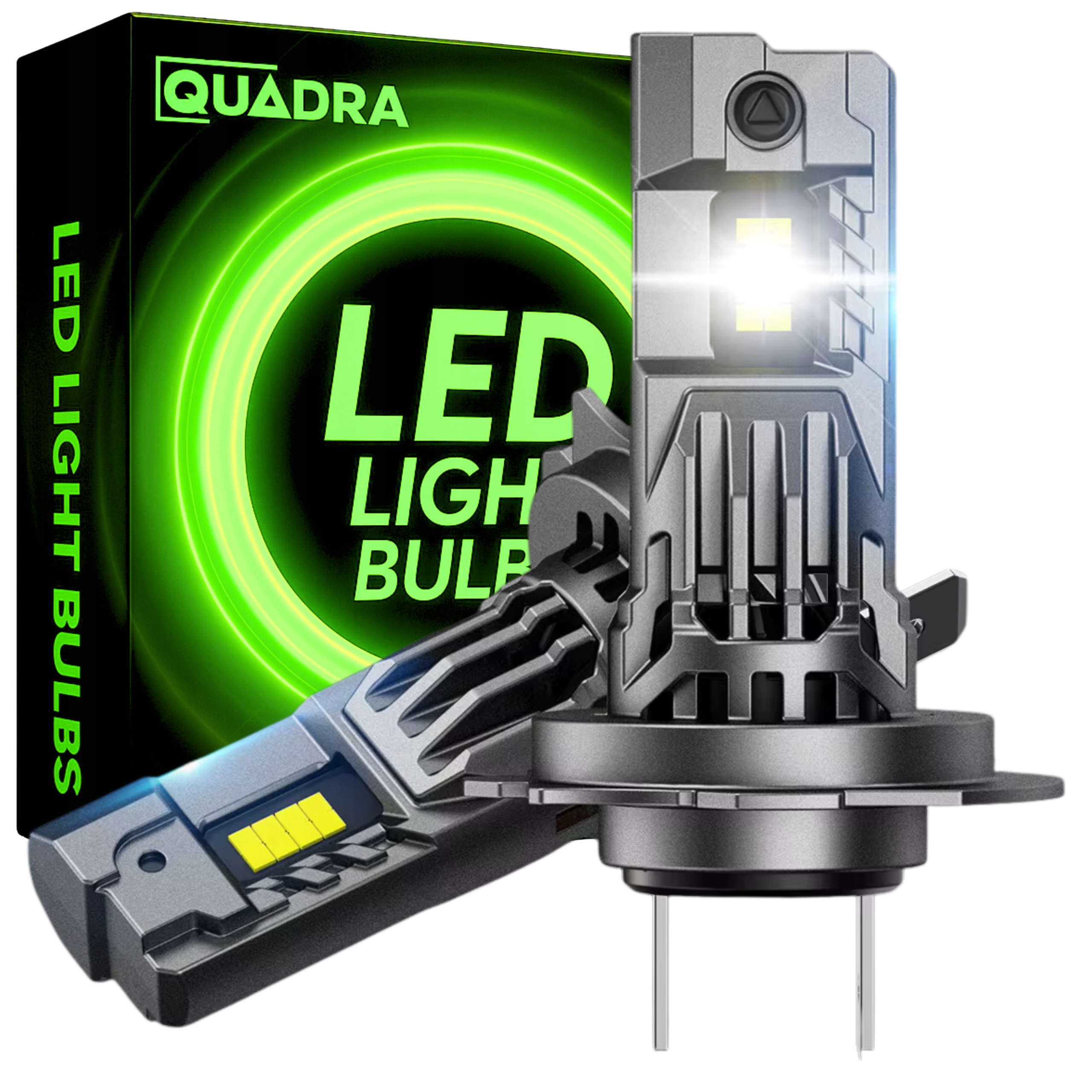 Žárovky H7 Led Do Auta Nejsilnější Homologace Canbus Silné Světlo