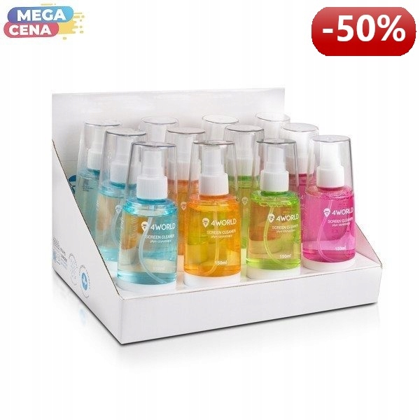 

Zestaw czyszczący 150ml, ściereczka 20x 20cm, 12sz