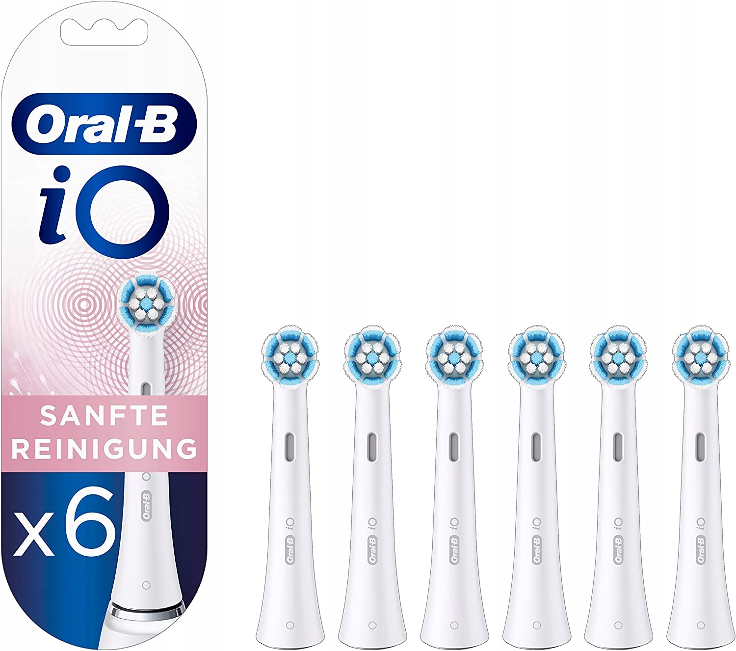

Oral-B GentleCare Końcówki do szczoteczki x6 białe