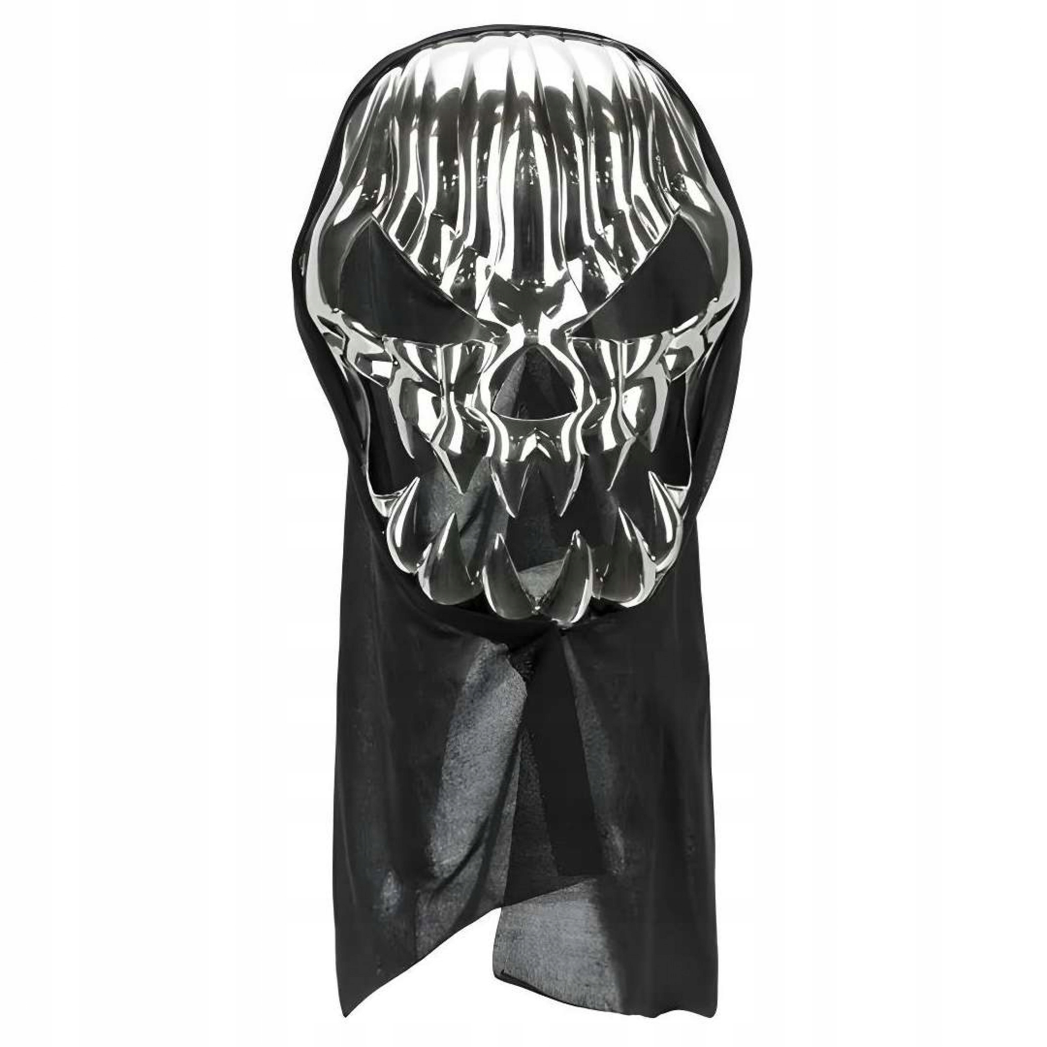 Maska z kapturem CZASZKA dodatek do stroju na HALLOWEEN duch śmierć cosplay