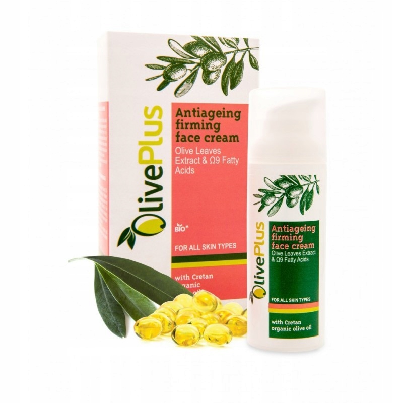 Pleťový krém proti stárnutí OlivePlus 50 ml, každodenní péče