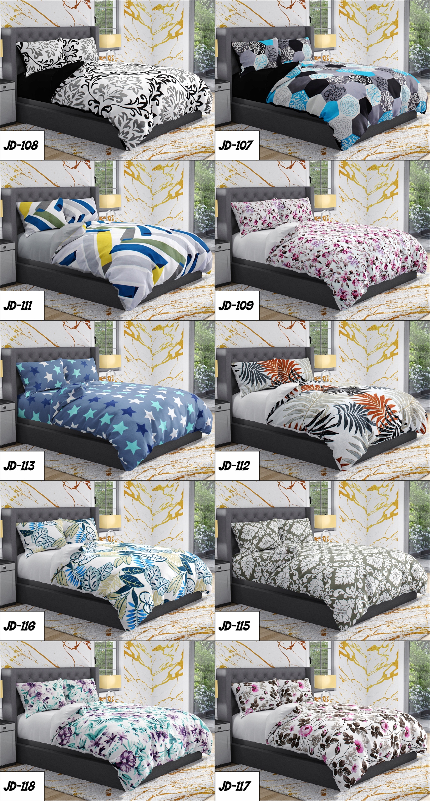 DWUSTRONNA POLSKA POŚCIEL 160X200 + 2 POSZEWKI PREZENT WIOSENNA MODERN Liczba elementów w zestawie 3 części