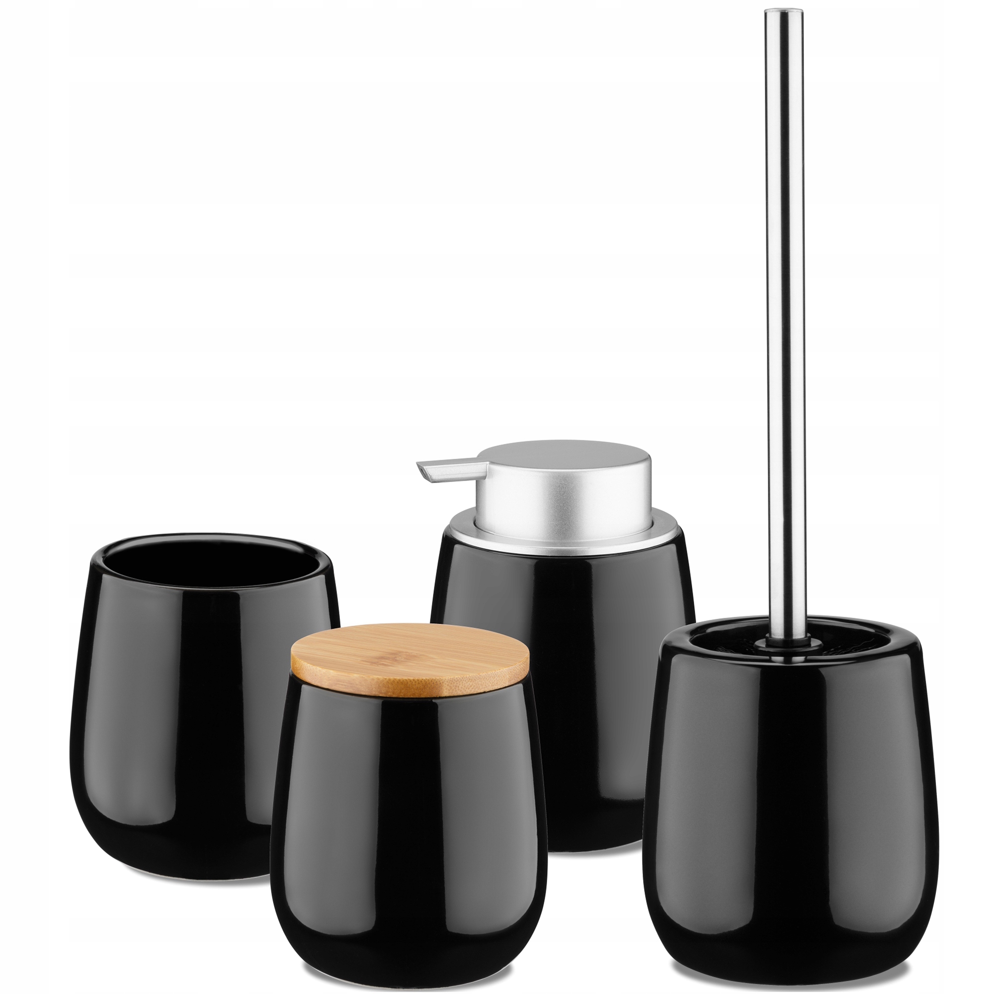 POJEMNIK NA PŁATKI KOSMETYCZNE WACIKI CZARNY Maks. szerokość 9.5 cm