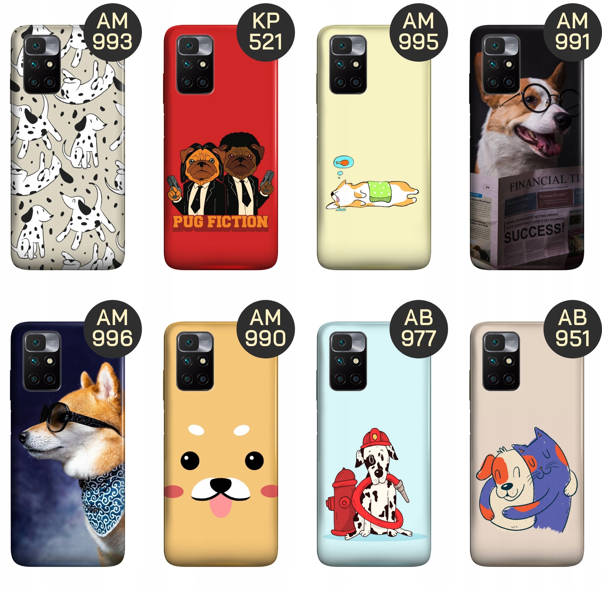 ETUI DO XIAOMI REDMI 10 WZORY PSY PIESKI PSIAKI OBUDOWA POKROWIEC CASE Typ plecki