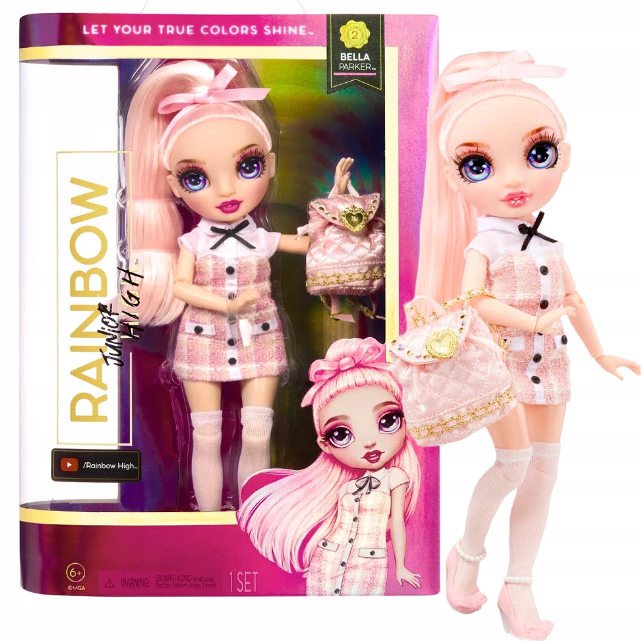 Lalka Rainbow High Junior High Specjalna Edycja Bella Parker