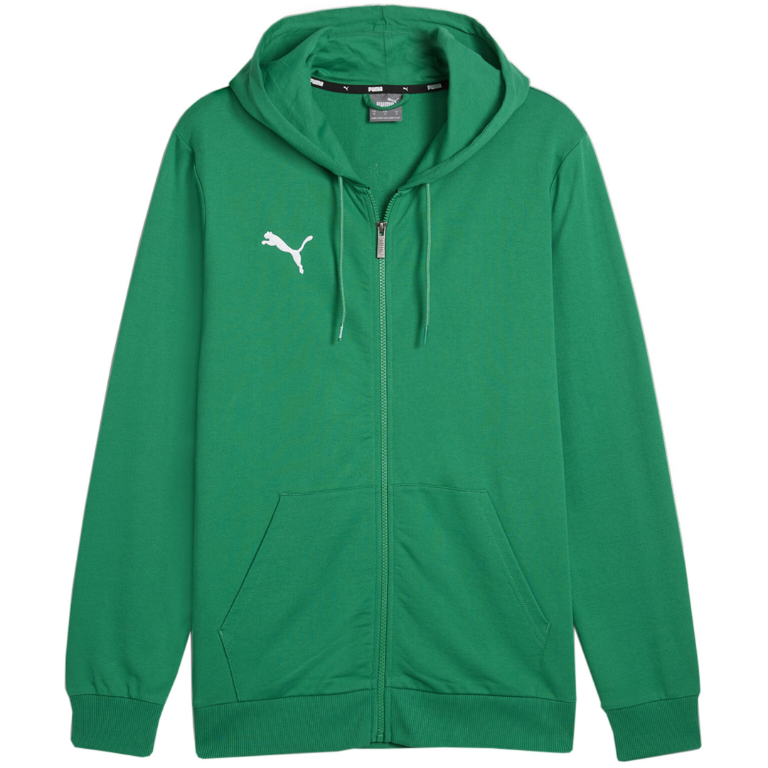Pánská mikina Puma Team Goal Casuals Hooded zelená 658595 05 S
