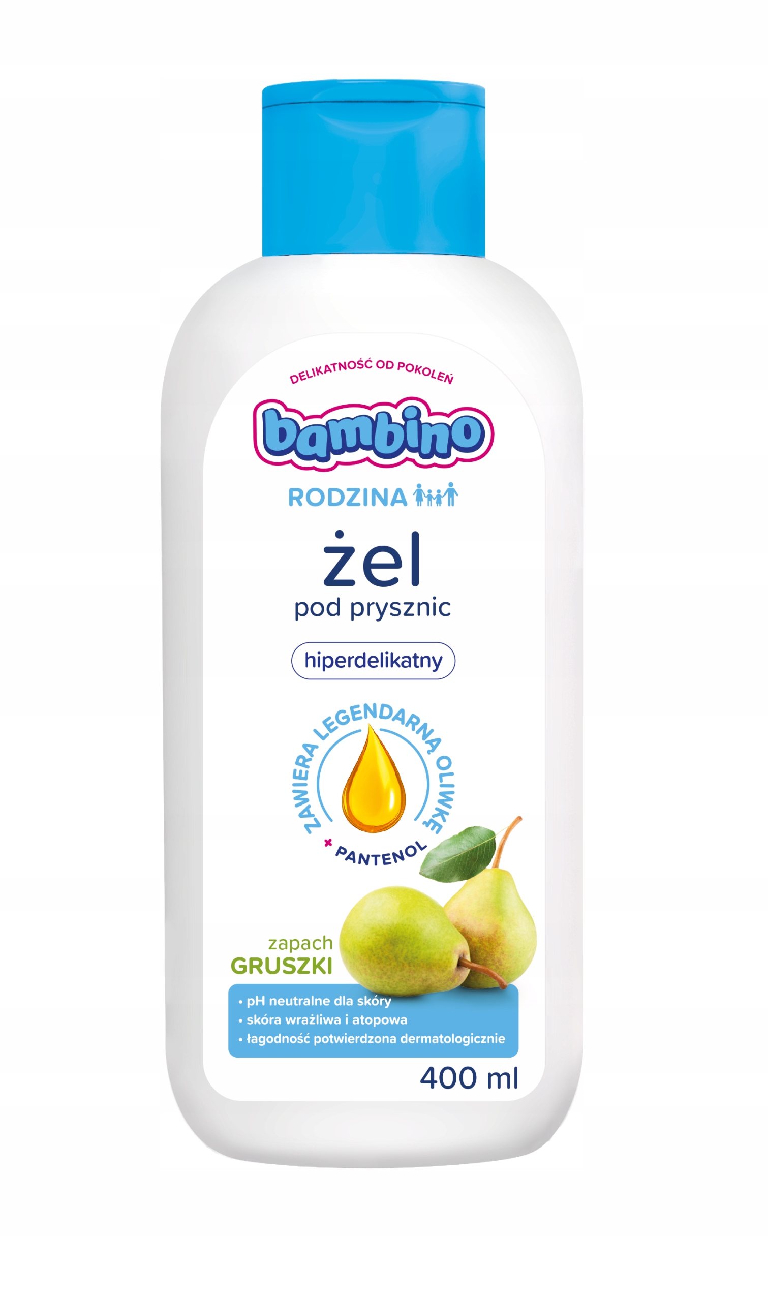 

Żel pod prysznic Bambino Rodzina Gruszka 400ml