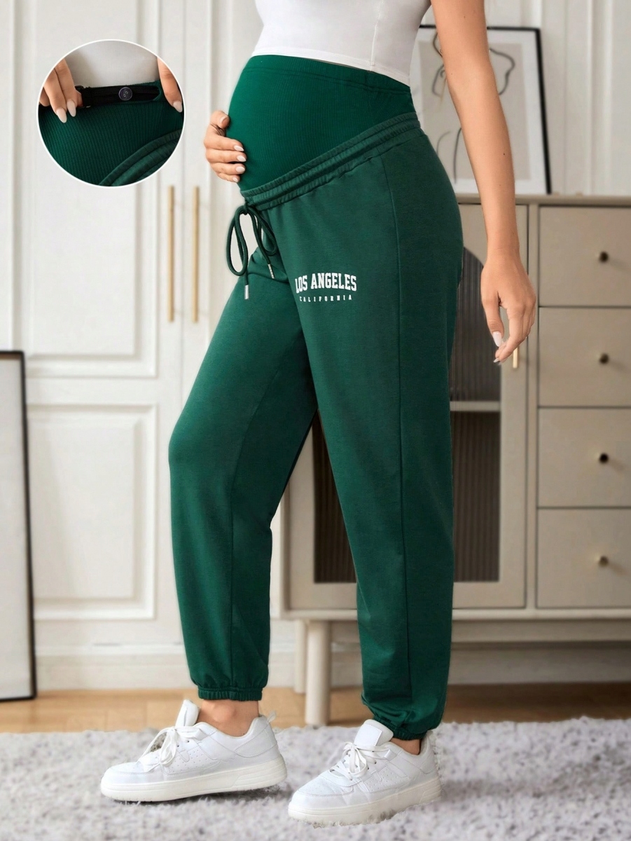 SHEIN MATERNITY SPODNIE DAMSKIE DRESOWE ZIELONE XXL 891