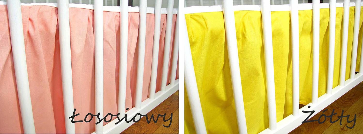 Prześcieradło z falbanka, falbanka maskująca120x60 Rodzaj bez gumki