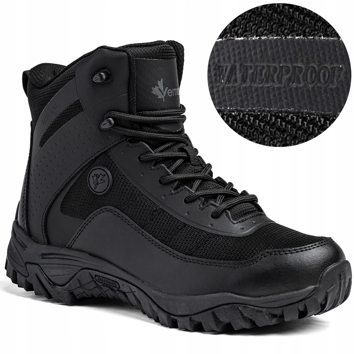 Buty taktyczne Wodoodporne wojskowe mundurowe Skórzane Vemont 41
