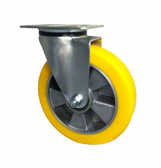 Hliníkovo-polyuretanové kolo, otočné pouzdro S200