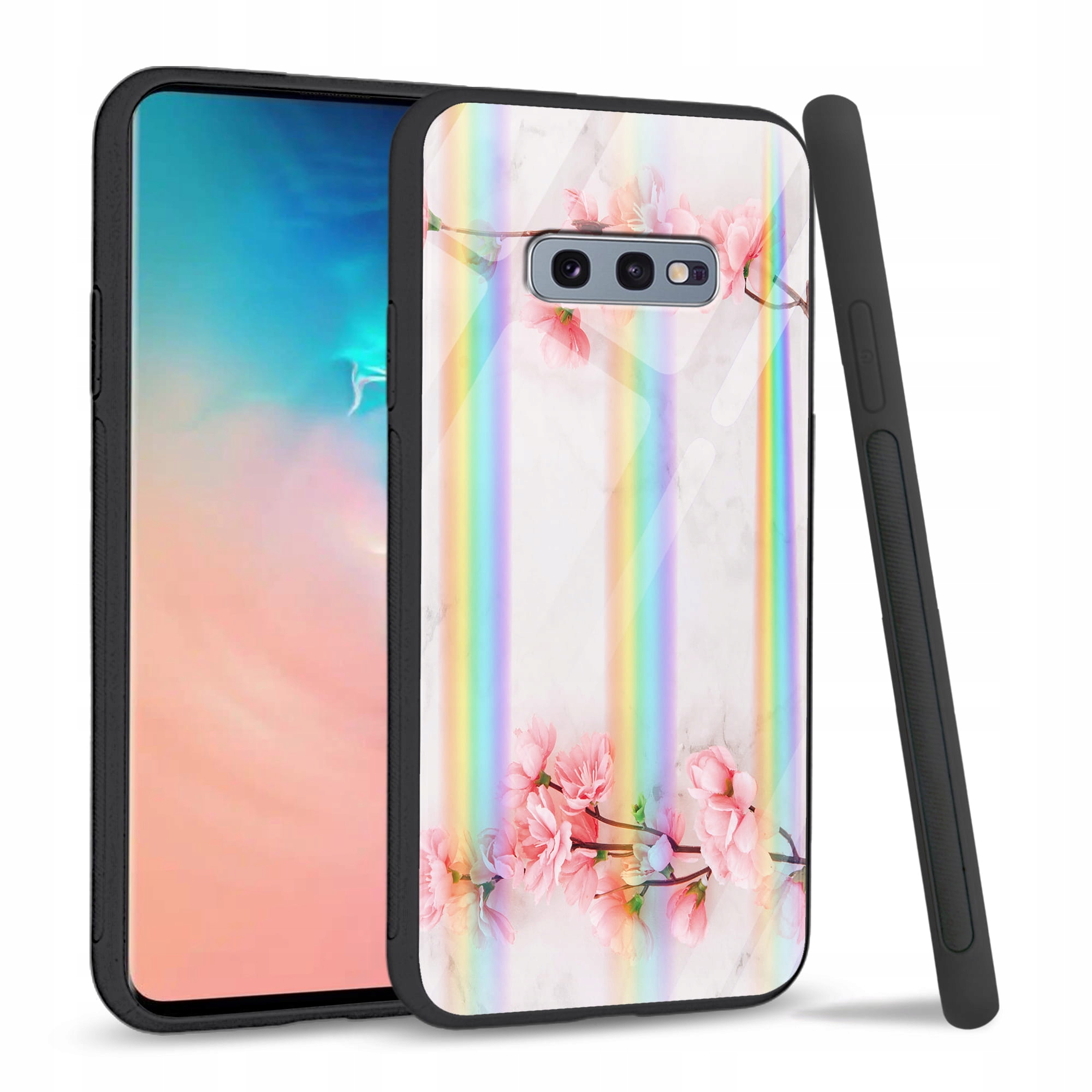 

Etui Szklane Kwiaty do Samsung S10E