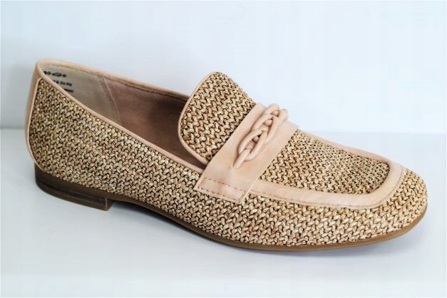 Marco Tozzi 24218-20 Mokasíny Rafia Béžová Vel. 38