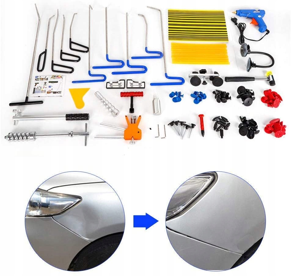104 piece dent repair tool set