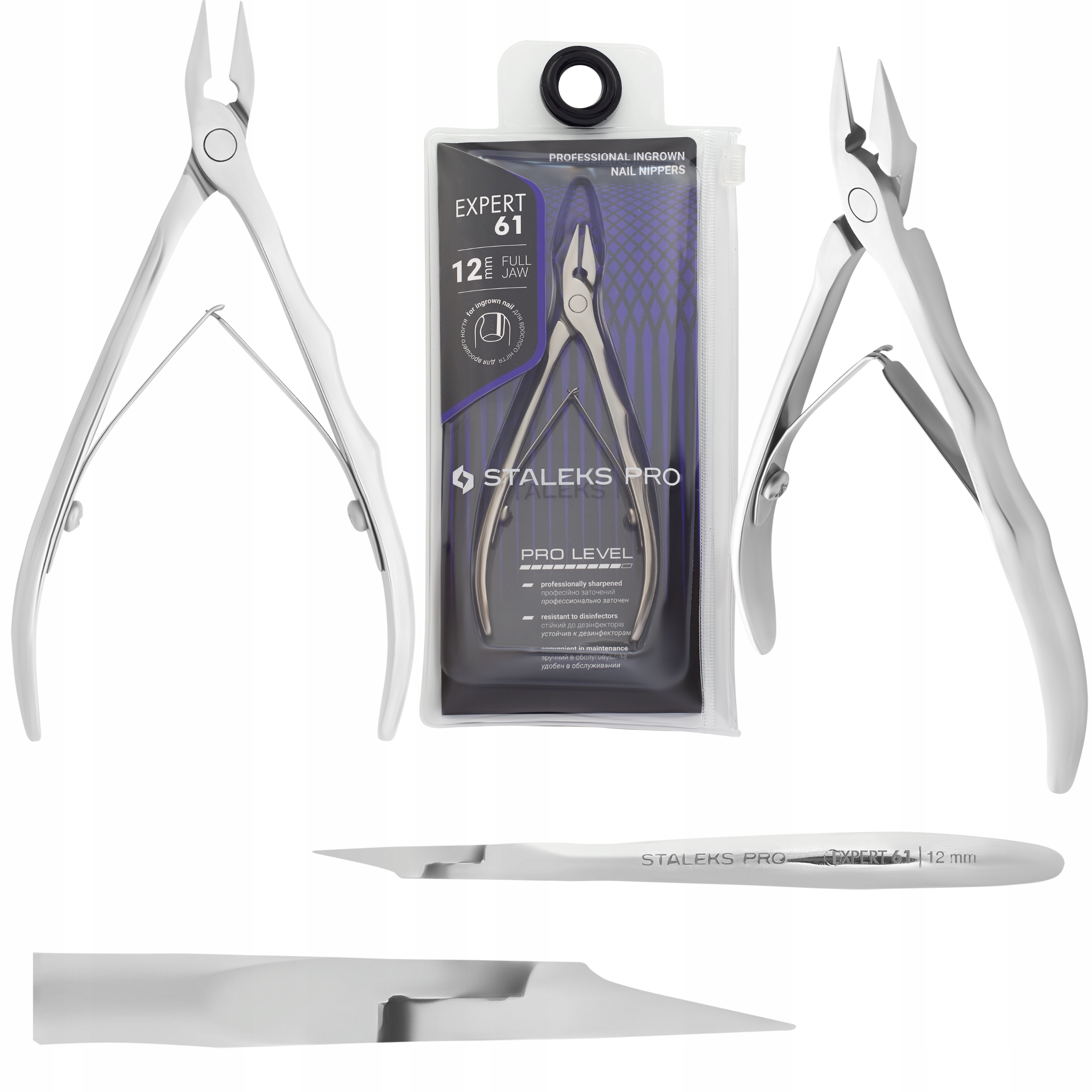 Staleks Expert Profesionální kleště na zarostlé nehty 12 mm NE-61-12