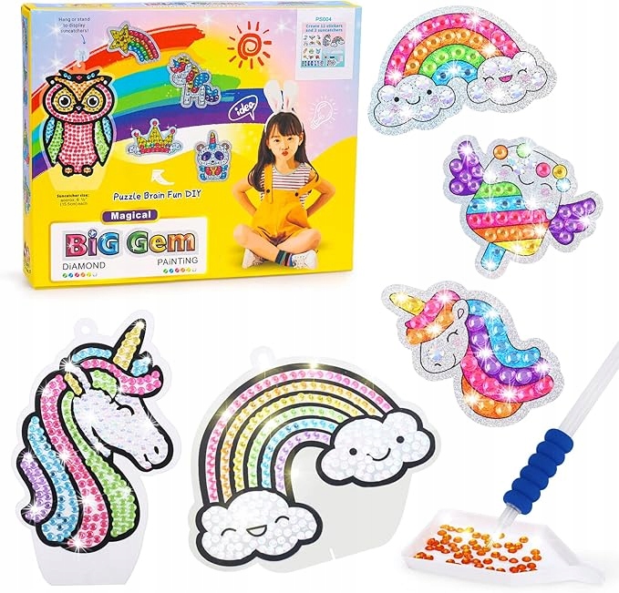 Dikence Diamantové malování fotografií Diamantová výšivka Jednorožec dárek