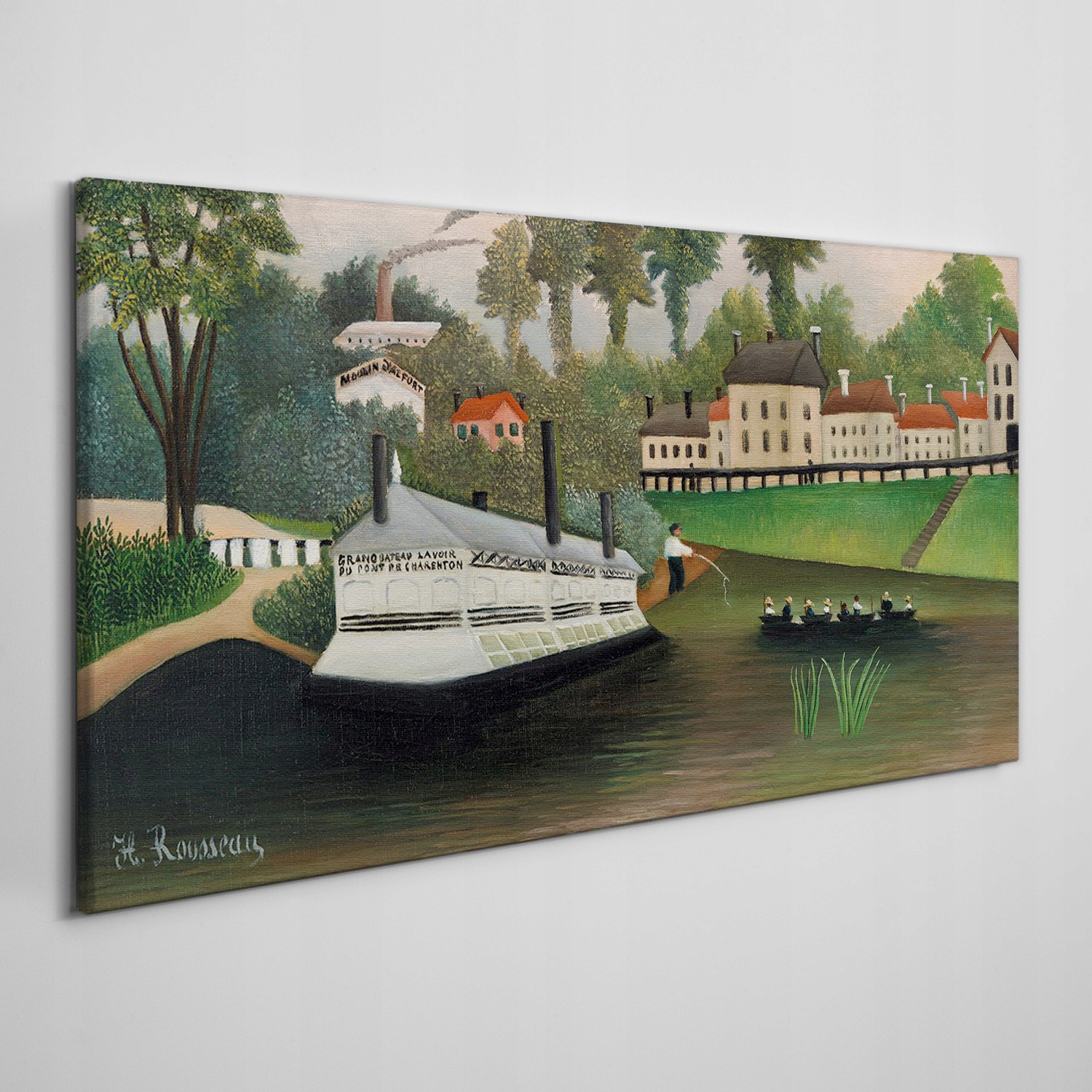 

Ścienny fotoobraz na płótnie Miasto rybak 120x60