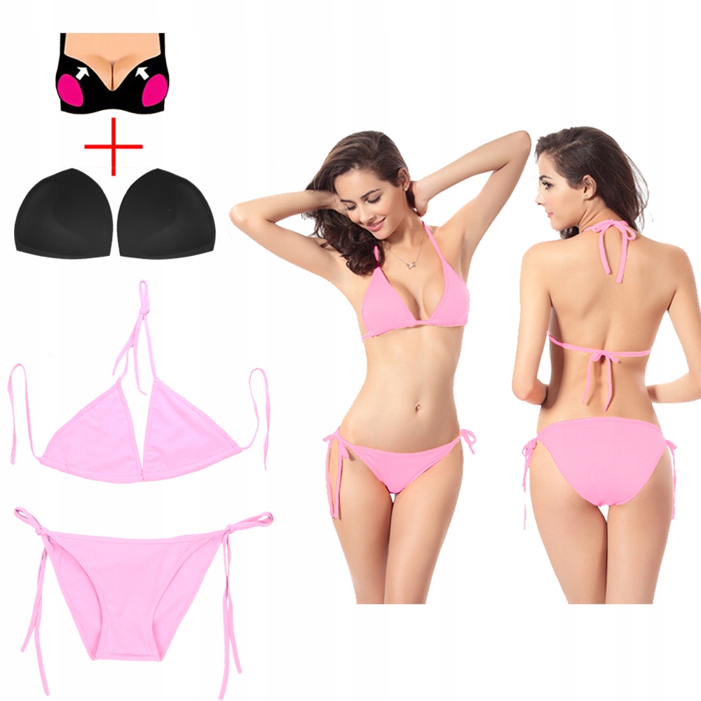 STRÓJ KĄPIELOWY BIKINI GRATIS WKŁADKI ROZ. M 38