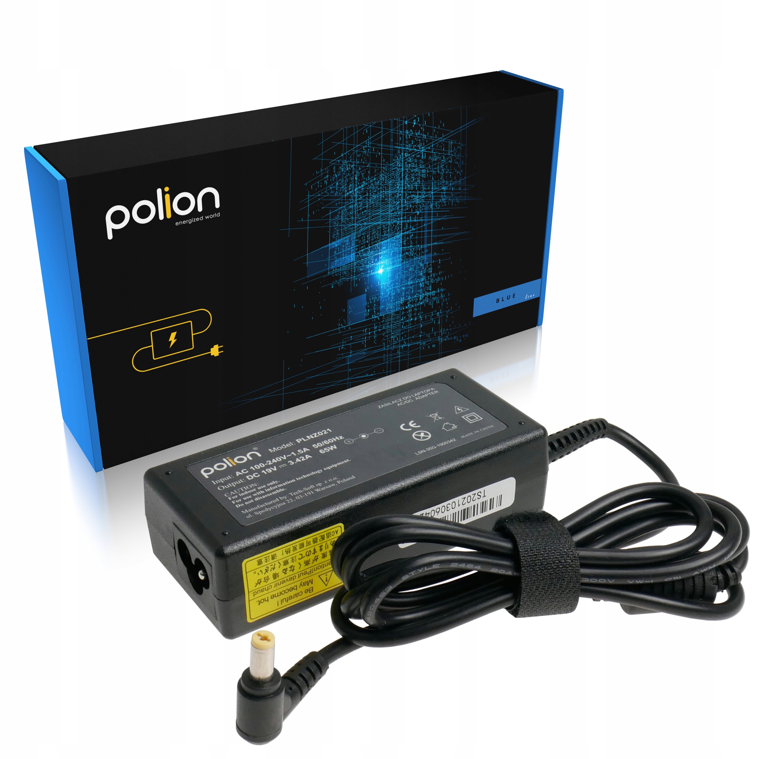 

Zasilacz ładowarka do laptopa Acer 65W 19V 5,5x1,7