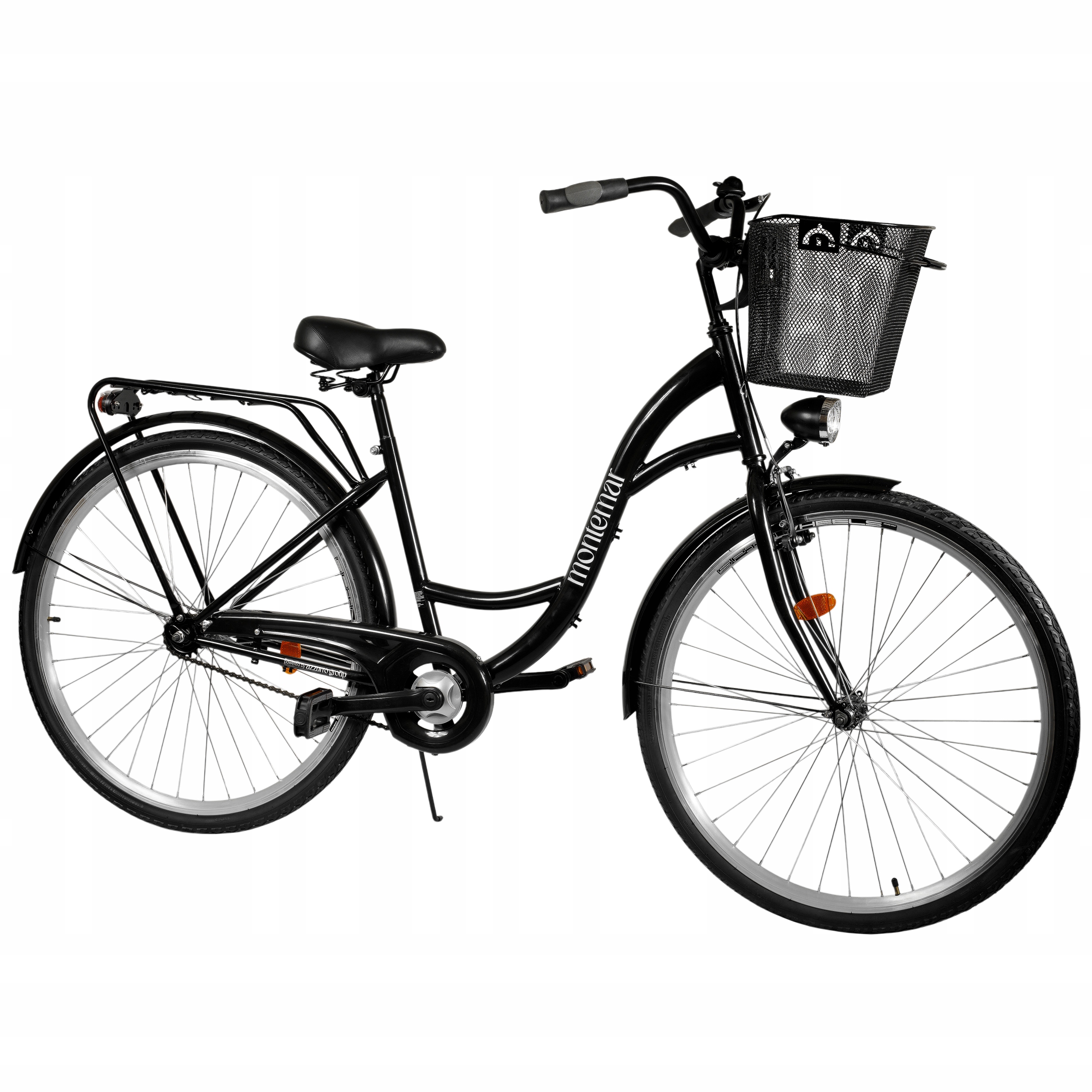 Rower Miejski Damka Montemar 28 cali Retro Damski Czarny Polski Producent