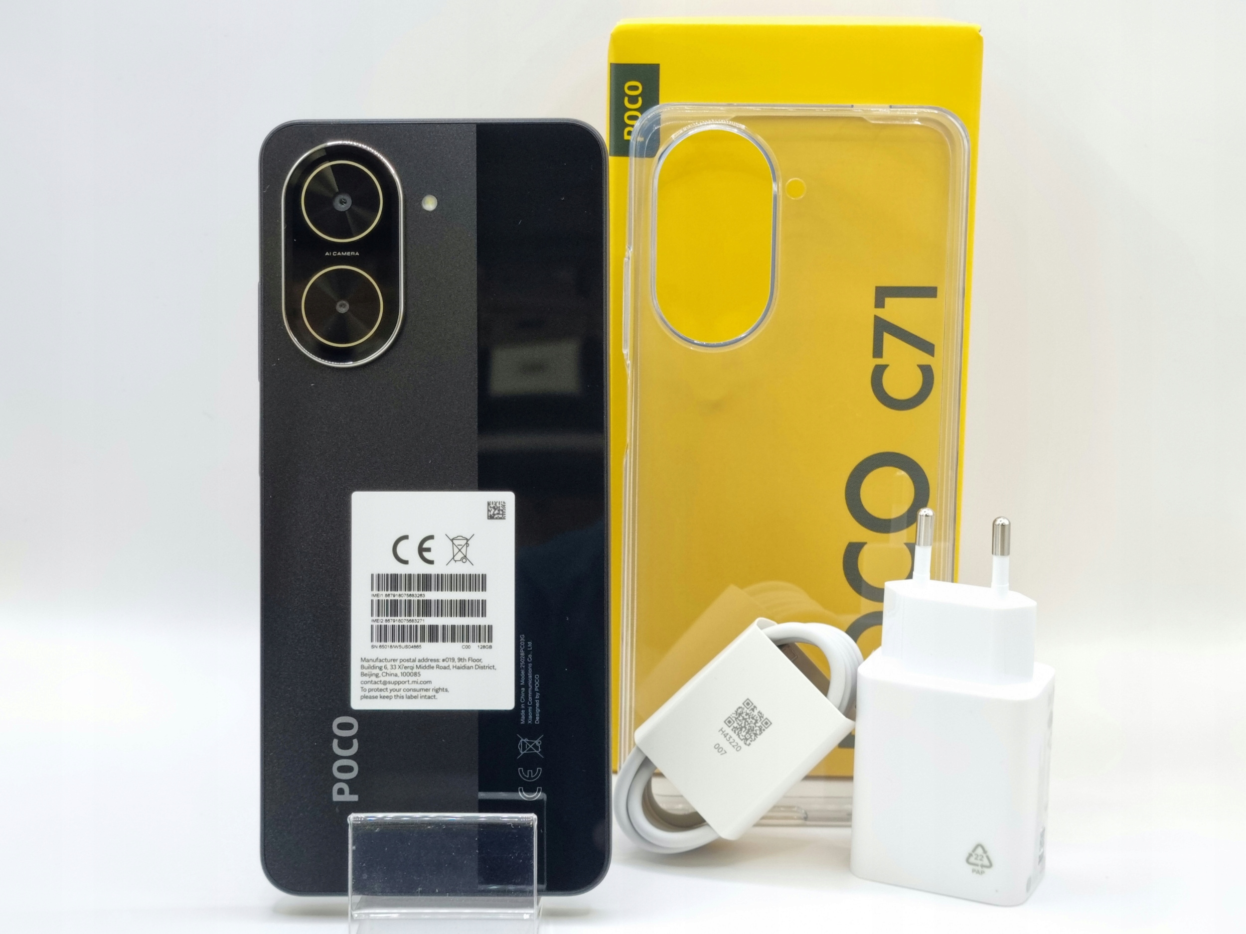 Smartfon Poco C71 4GB Ram 128GB 120Hz Czarny z Polski