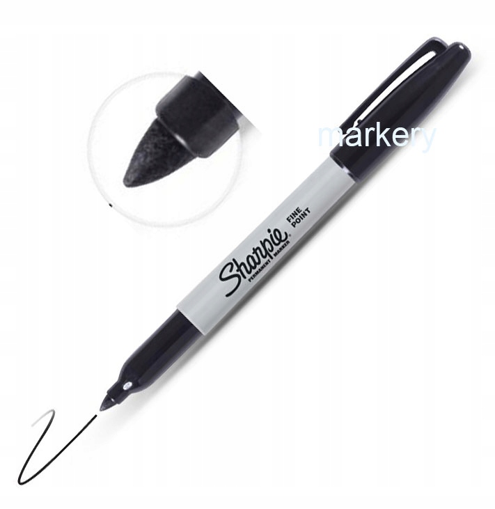 Sharpie Fine Marker permanentny Czarny Marka Sharpie