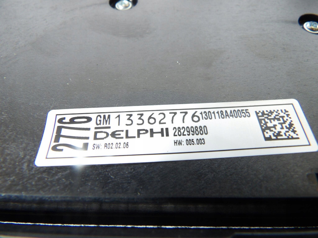 OPEL MERIVA B control panel RADIEM 13362776