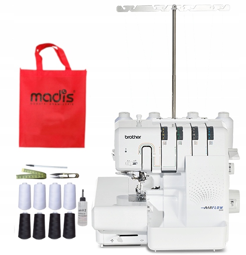 Maszyna do szycia owerlok domowy Brother Airflow 3000 gratisy