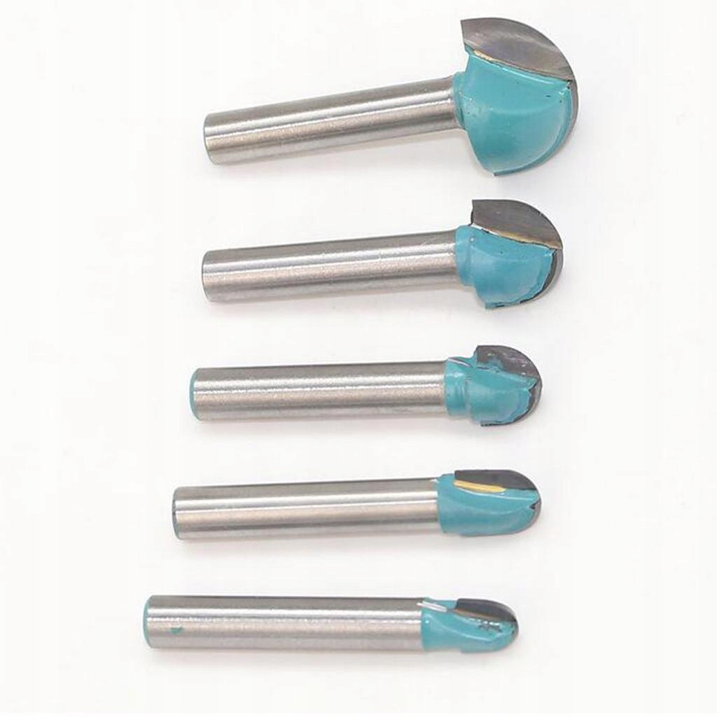 5 Pcs Flute Milling Cutter Round Nose Cutter Half Round Milling Cutter Ball Kod producenta flameey-60019442