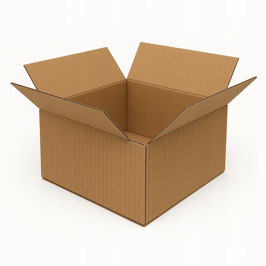 Karton klapowy brązowy 350x350x150 mm – komplet 20 szt. 5W Bc 590g