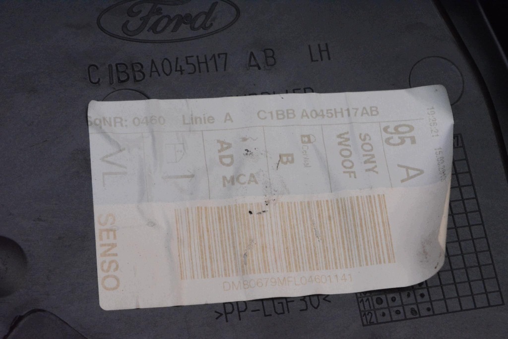 window regulator left front EU C1BB-A045H17-AB FORD FIESTA MK7 5D HB 08-17