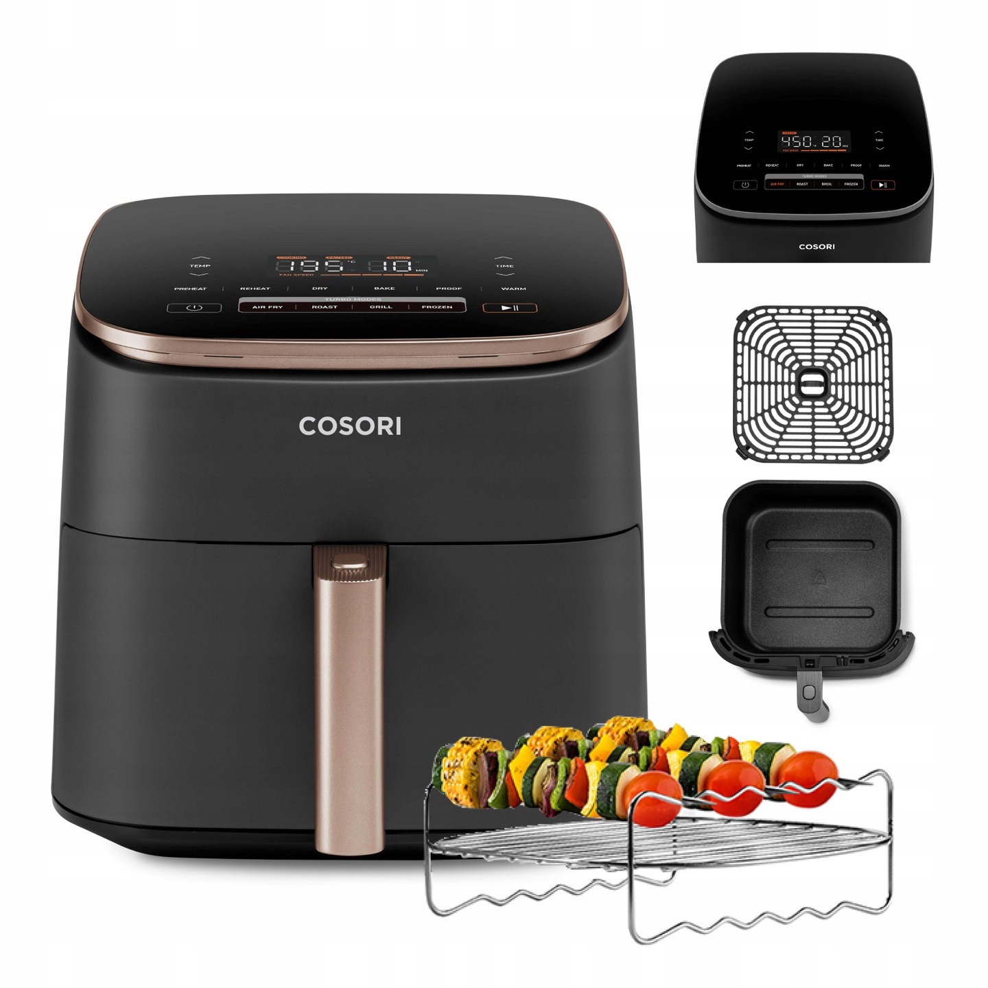 Frytkownica beztłuszczowa Cosori TurboBlaze Chef Edition 1725W 6L Air Fryer