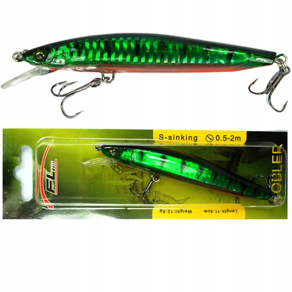 

Wobler Spinningowy szczupak okoń 11,5cm 13g 0,5-2m