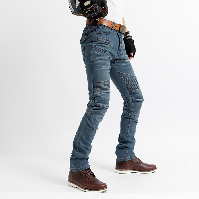 SPODNIE MOTOCYKLOWE MĘSKIE JEANSY Model dżinsy motocyklowe