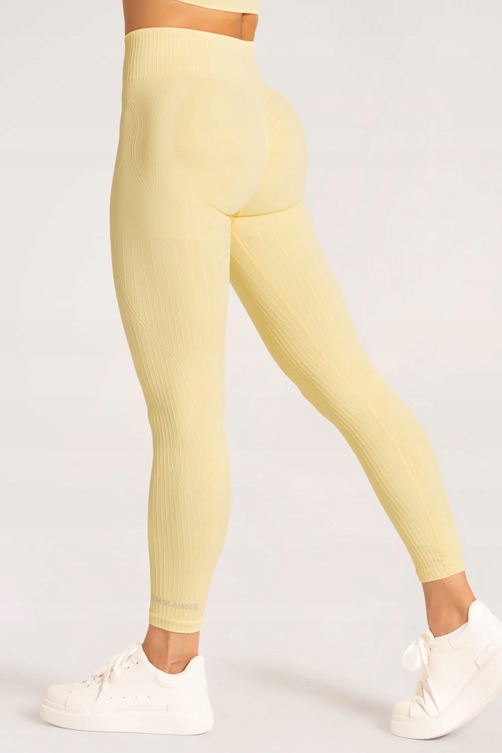 Gym Glamour Leginsy push up 2.0 butter yellow r. L