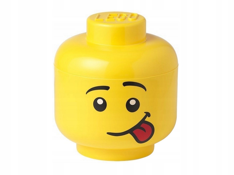 LEGO Mini Pojemnik na klocki Głowa Chłopiec Silly
