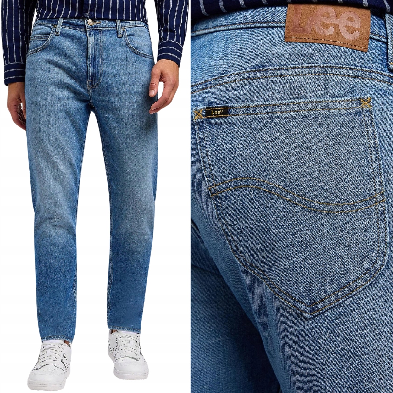 Lee Rider slim Worn In Travis lehce přiléhavé džínové kalhoty W40 L32