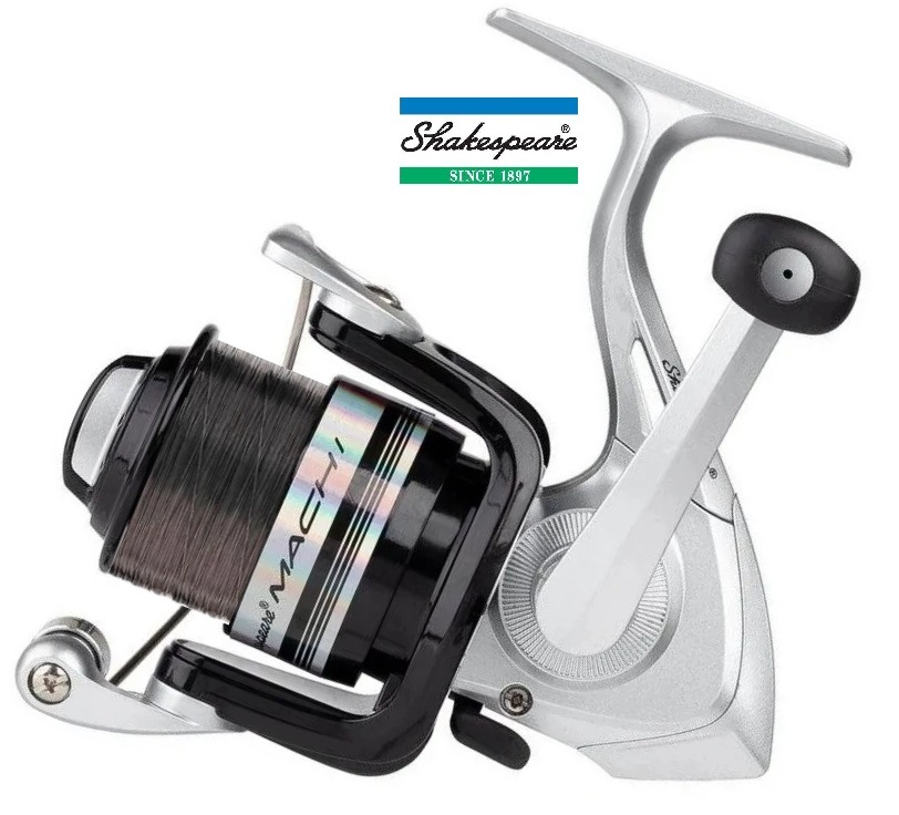 Kołowrotek Shakespeare Mach I 3000FD 3-BB R-5,2:1 Z Nawiniętą Żyłką 0,25mm