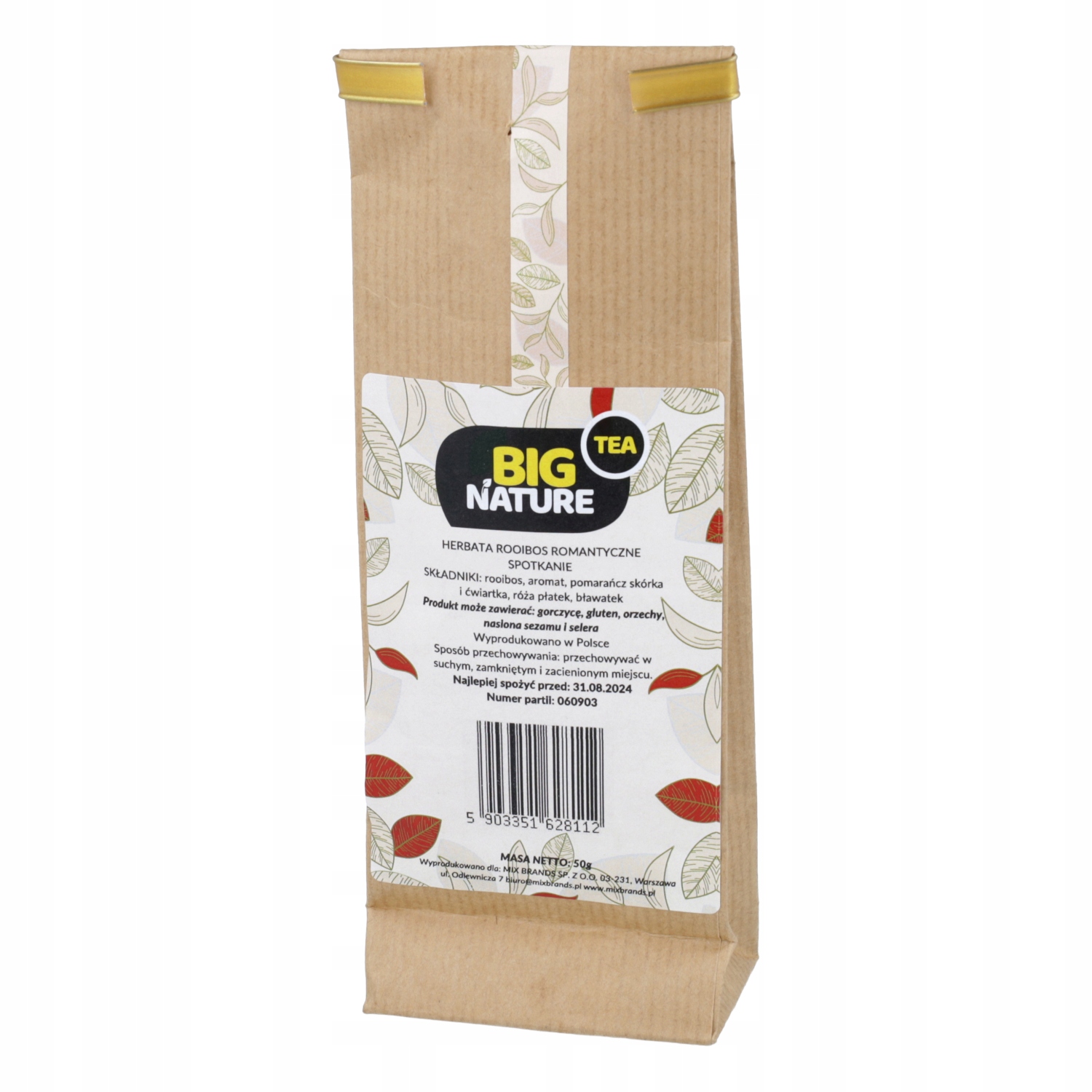 Herbata ROOIBOS ROMANTYCZNE SPOTKANIE 50g - BIG NATURE — 4