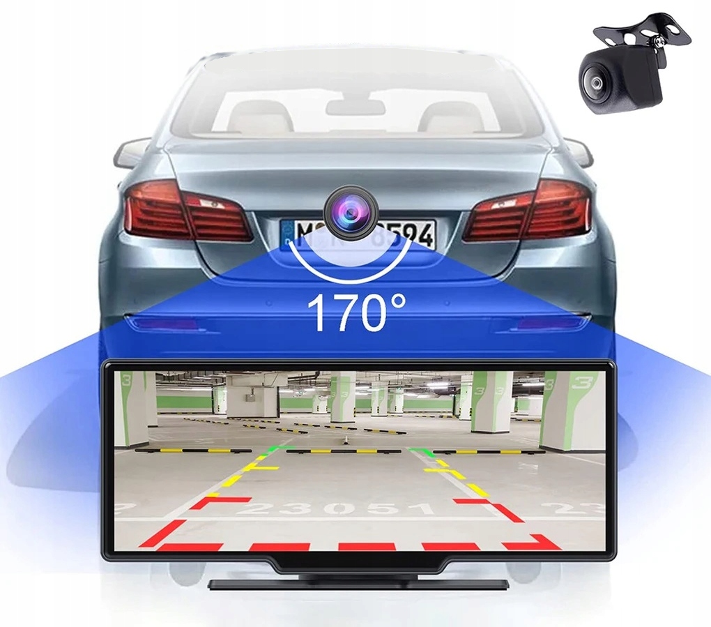 Stacja Ekran Monitor Nawigacja Rejestrator 4K Kamera Android Auto CarPlay Marka Home Automation