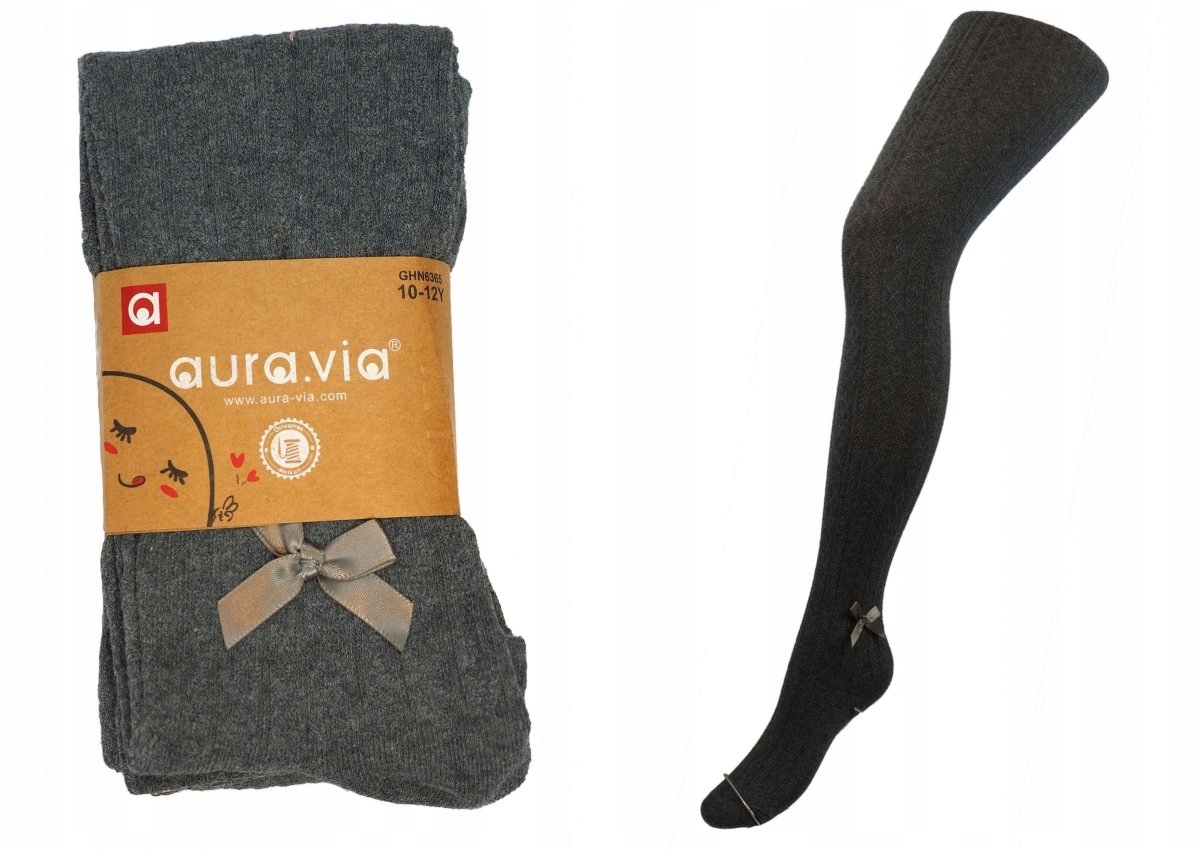 

Rajstopy bawełniane AuraVia 1-3 Lat kokardka