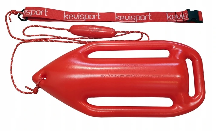 BOJKA RATOWNICZA ASEKURACYJNA DO PŁYWANIA PŁYWACKA deska Z UWCHWYTAMI