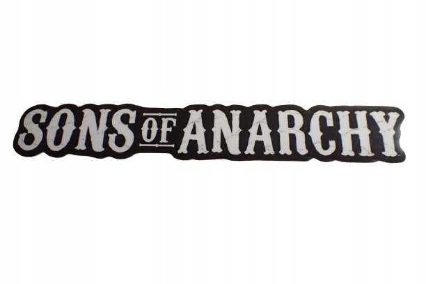 Naklejka Winylowa Motoryzacyjna Moto Serial Sons Of Anarchy 16,2 x 2,6 cm