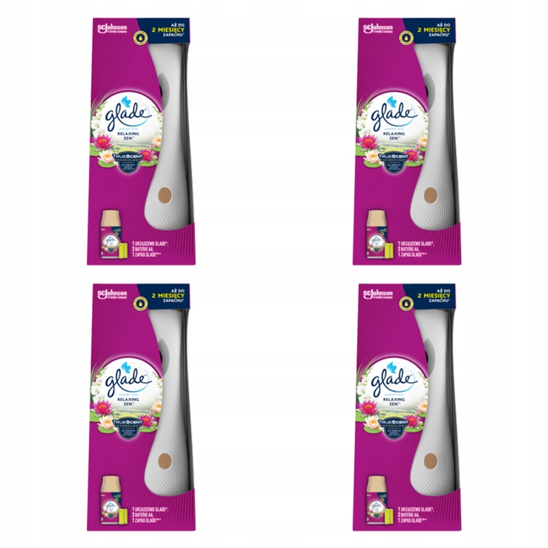 Osvěžovač vzduchu Glade automatický sprej relaxing zen 269 ml X4