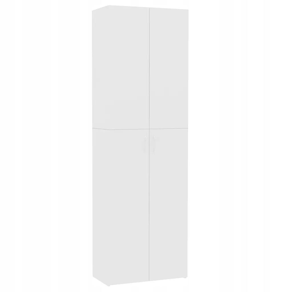 Офисный шкаф, белый, 60x32x190 см, материал dre