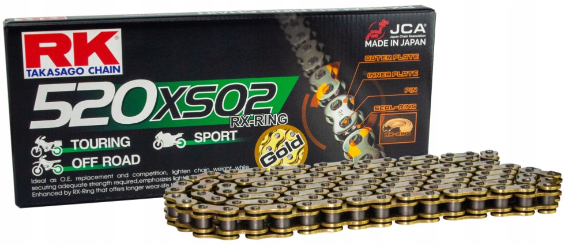 520XSO2/108 7l940387 - Приводная цепь Rk520xso2 / 108 Kawasaki KLE 500 A