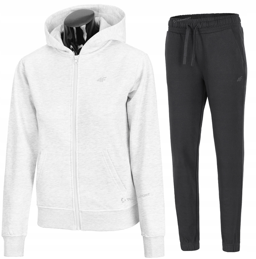 4F Damski Dres Bawełna Komplet Bluza Spodnie rozm M