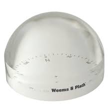 Weems & Plath Crystal Magnifier 4x | lupa z różą kompasu