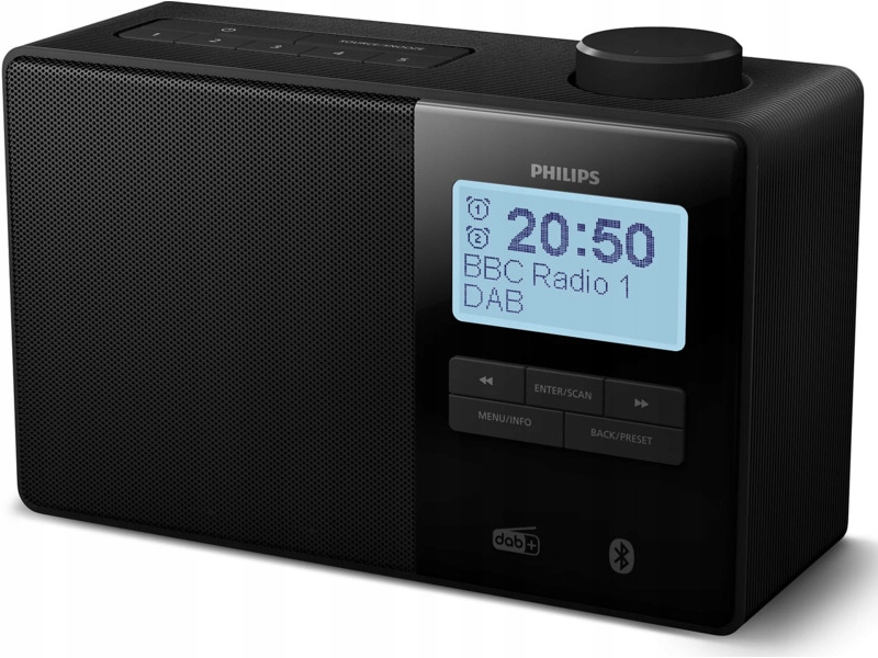 Radio Philips TAR5600/00 Cyfrowe Przenośne Czarny