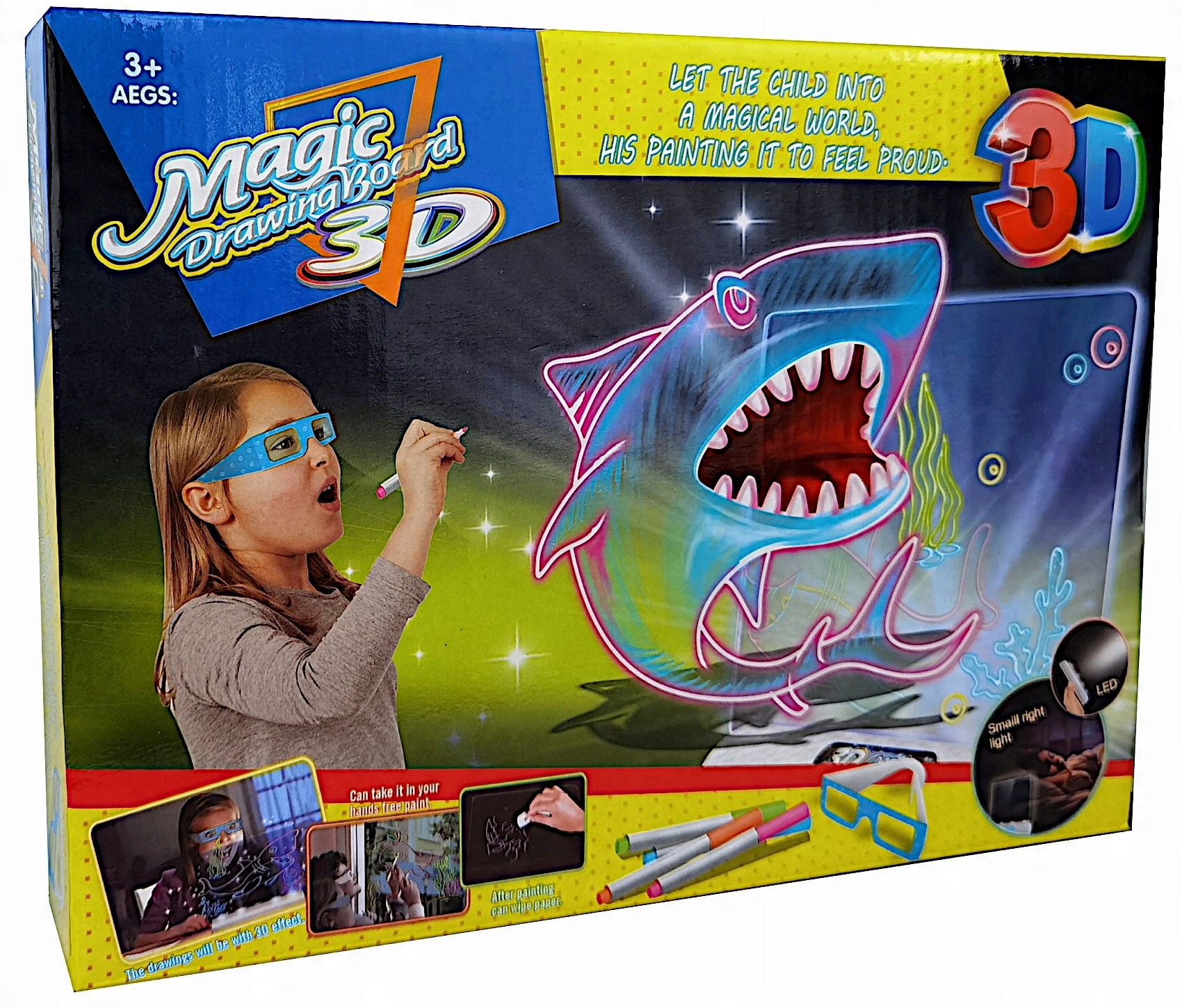 

Magiczna Tablica 3D Do Rysowania Dzieci Ocean